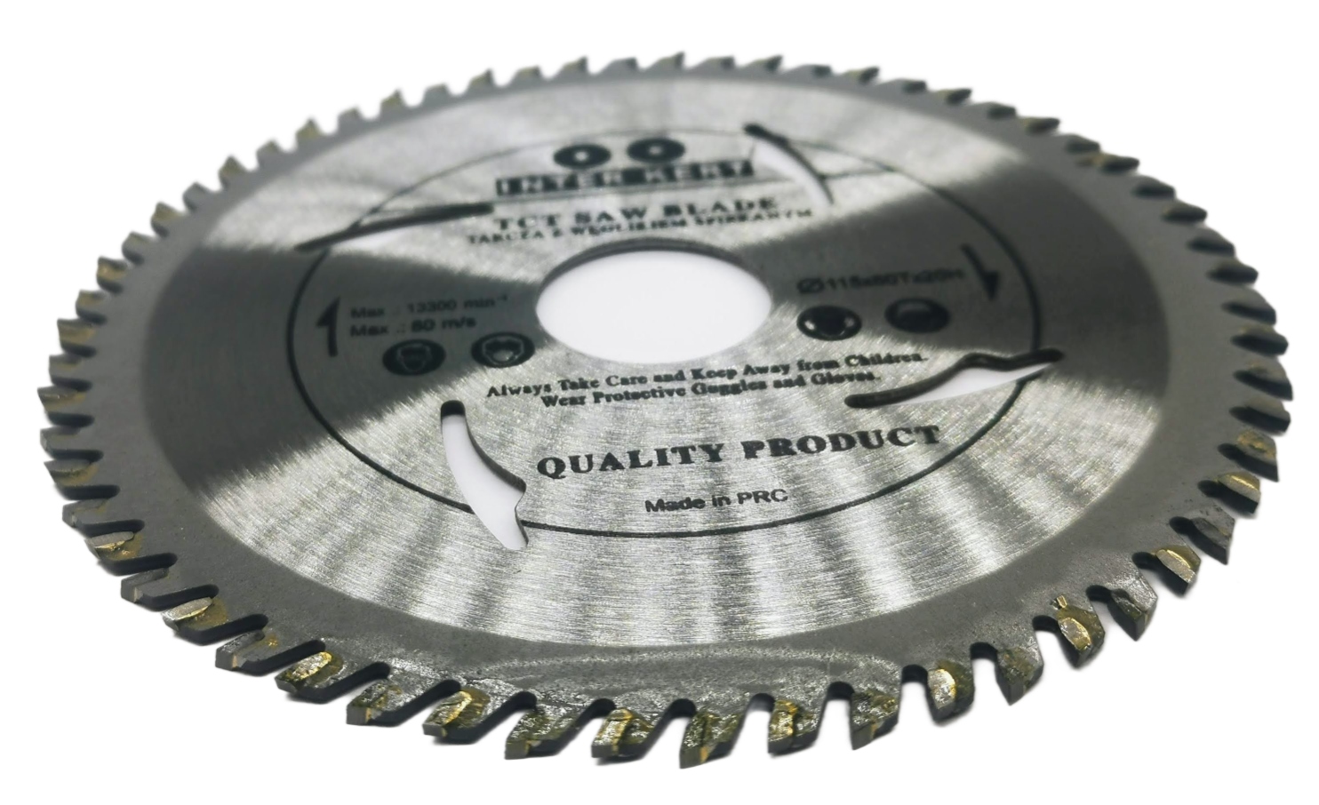 TARCZA WIDIOWA DO DREWNA widia 115mm x 22,2x 60T Marka TurboTools