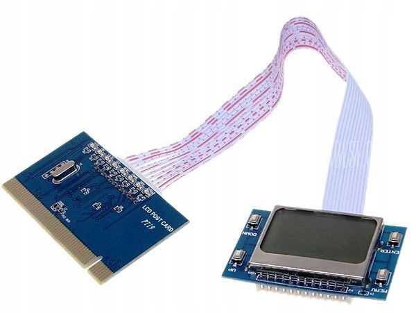 karta diagnostyczna POST PCI ekran LCD Stan opakowania oryginalne