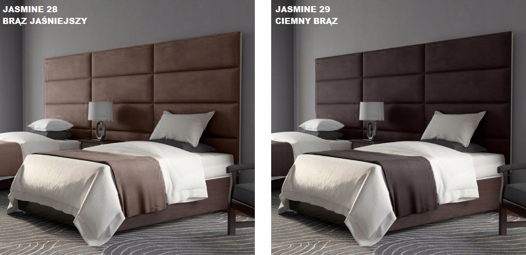 PANELE ŚCIENNE TAPICEROWANE 60X30 WEZGŁOWIE JAS Długość 60 cm