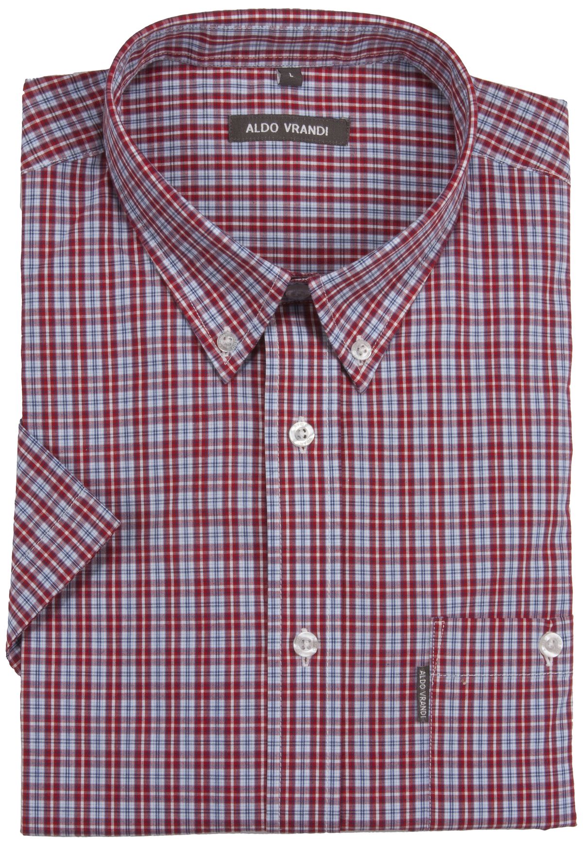 

koszula w kratkę Aldo Vrandi kr 100%baw_2XL_kl_126