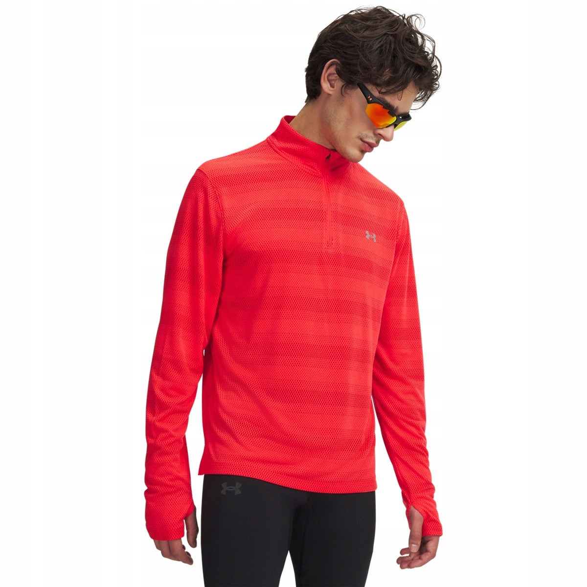 Męska bluza do biegania Under Armour Ua Velociti 1/4 Zip Czerwony L