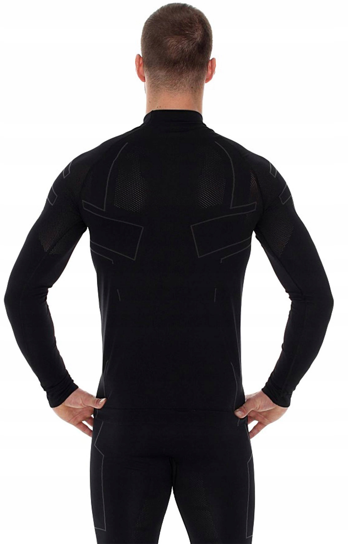 BRUBECK COOLER KOMPLET BIELIZNA ODZIEŻ MOTOCYKLOWA TERMOAKTYWNA NA MOTOR M Rozmiar M