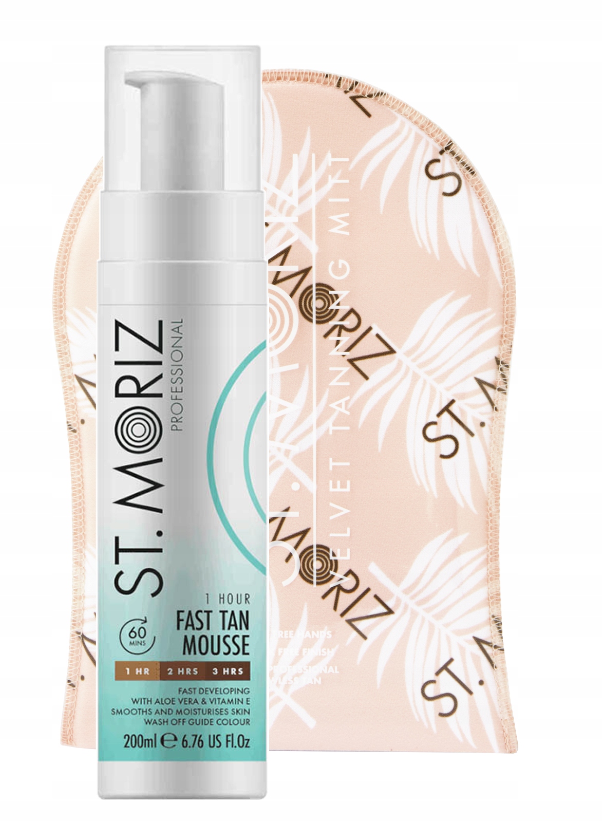 

St.moriz Zestaw Mus Błyskawiczny 200ml Rękawica