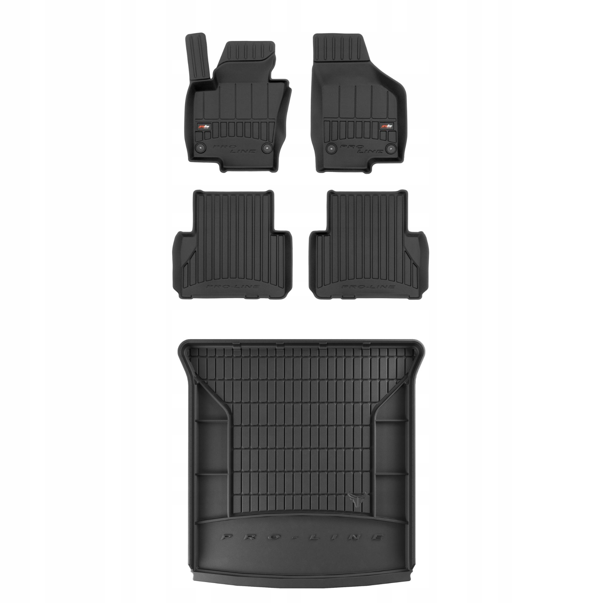 Sada gumových koberců a rohoží pro Seat Alhambra II 2010-2020