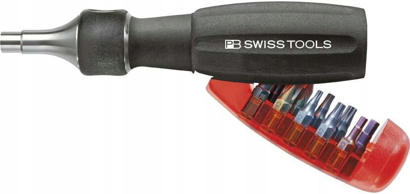 Rukojeť s rukojetí a zásobníkem na bity Ph Pz Torx Swiss Tools