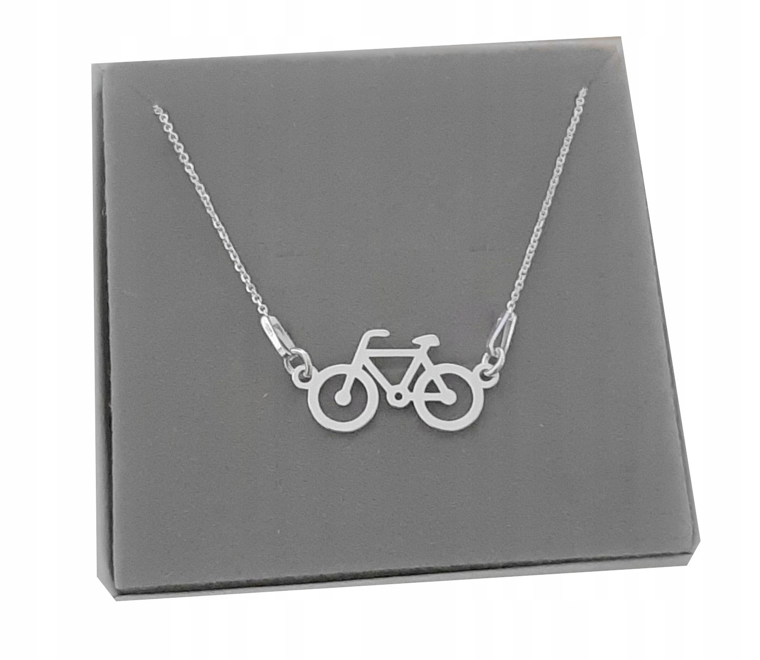 

Naszyjnik Celebrytka rower rowerek srebro 925