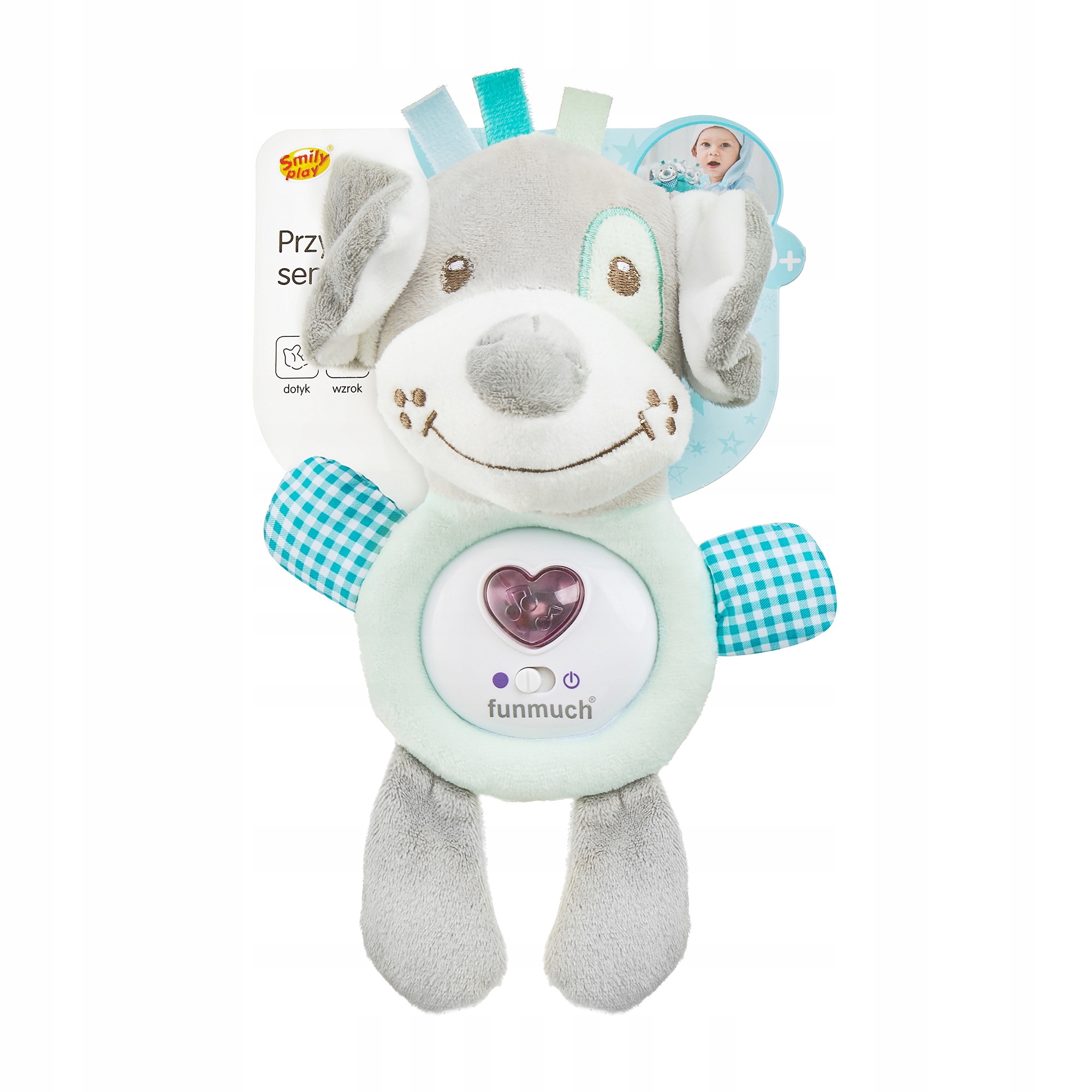 

SP84077 Piesek Przytulanka Sensoryczna Z Dźwiękiem