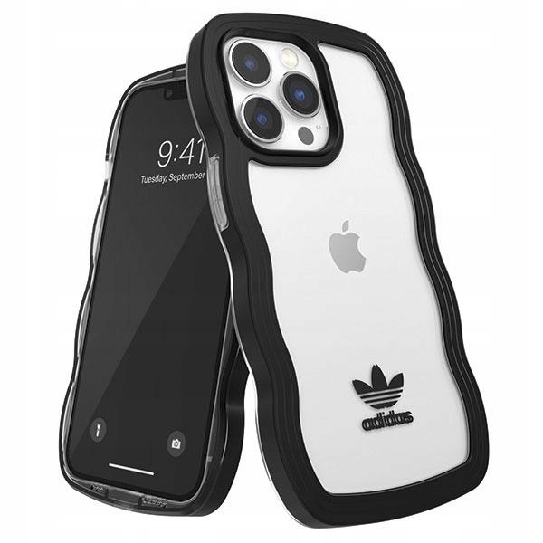 Adidas Or Wavy Case pro iPhone 13 Pro 13 6,1" černý-průhledný