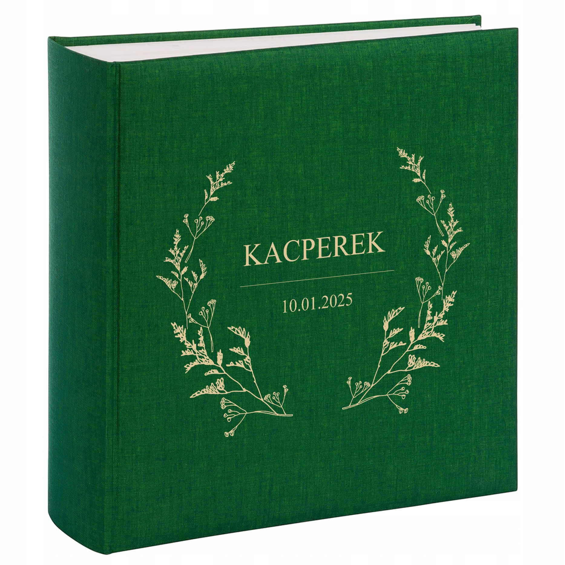 Album s potiskem na fotografie dítěte 50 karet Křest Ráček Goldbuch