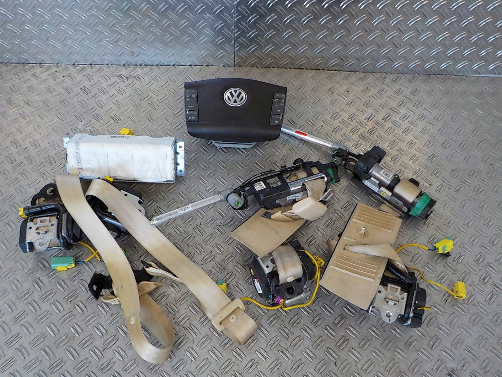 VW PHAETON 02-07 PODUSZKA AIRBAG PASY KOMPLET