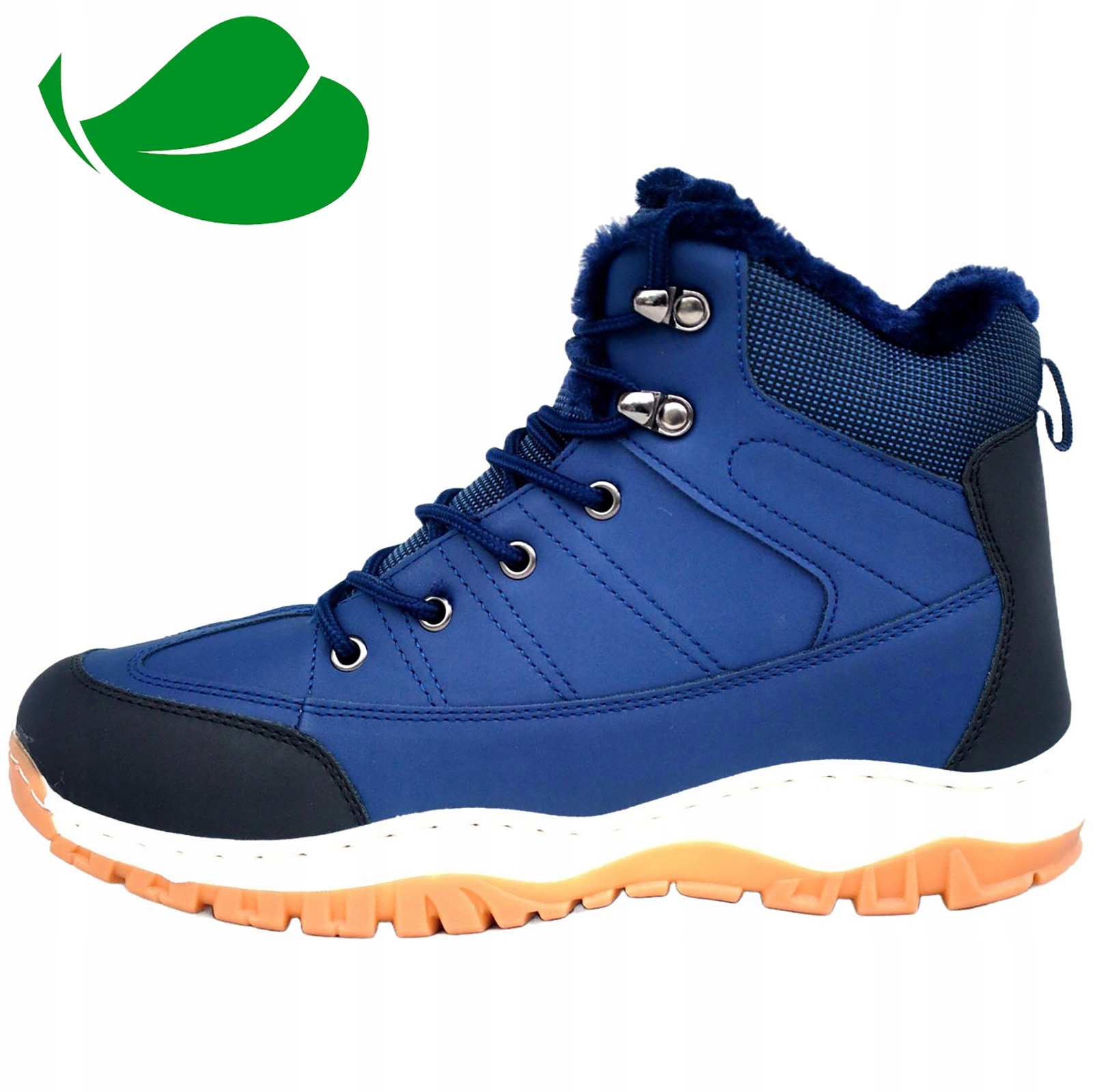 BUTY OCIEPLANE ZIMOWE ŚNIEGOWCE TREKINGOWE SPORTOWE SZYTE TRAPERY MOCNE Wysokość wysokie