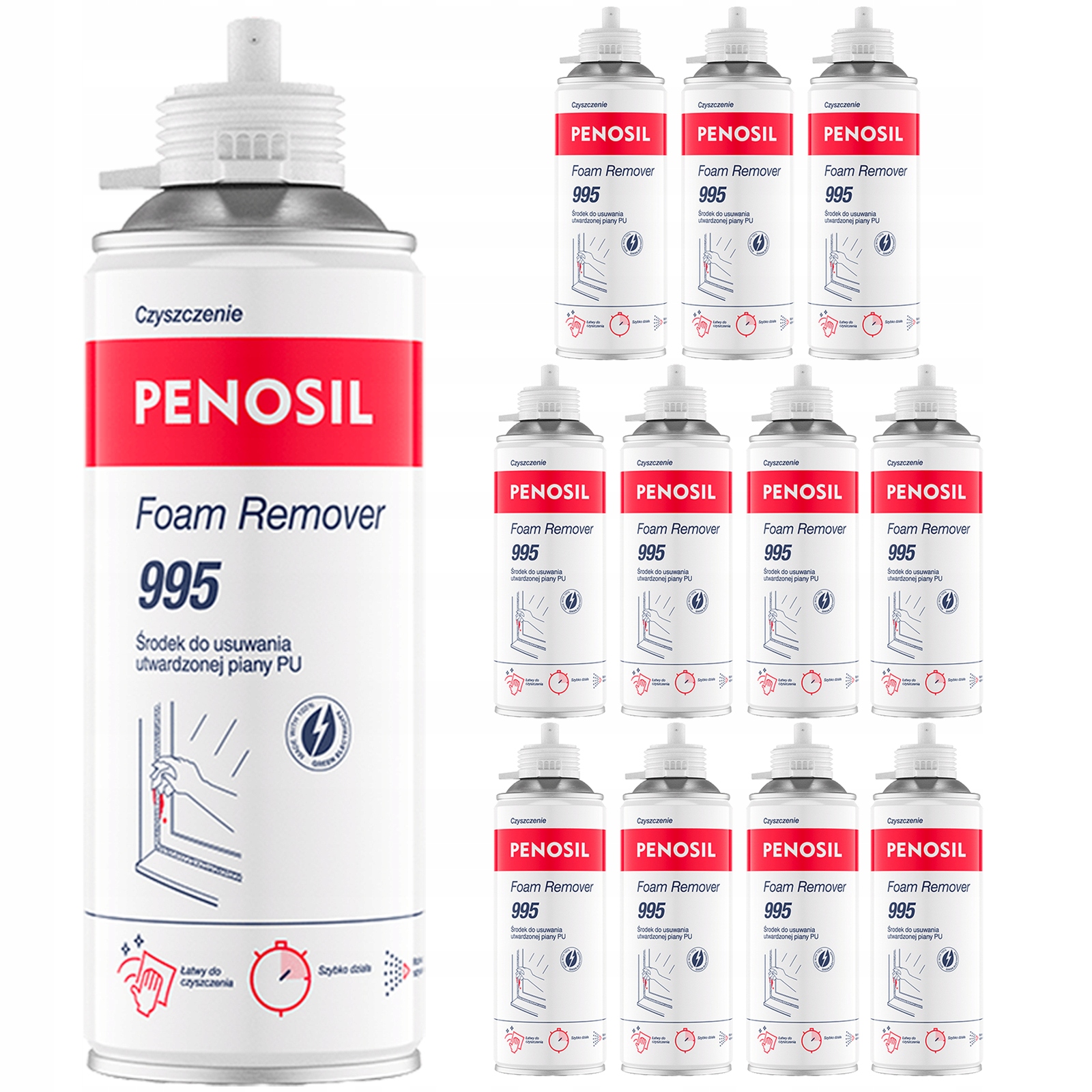 12 x Penosil FoamRemover Čistiaci prostriedok na odstraňovanie tvrdenej peny