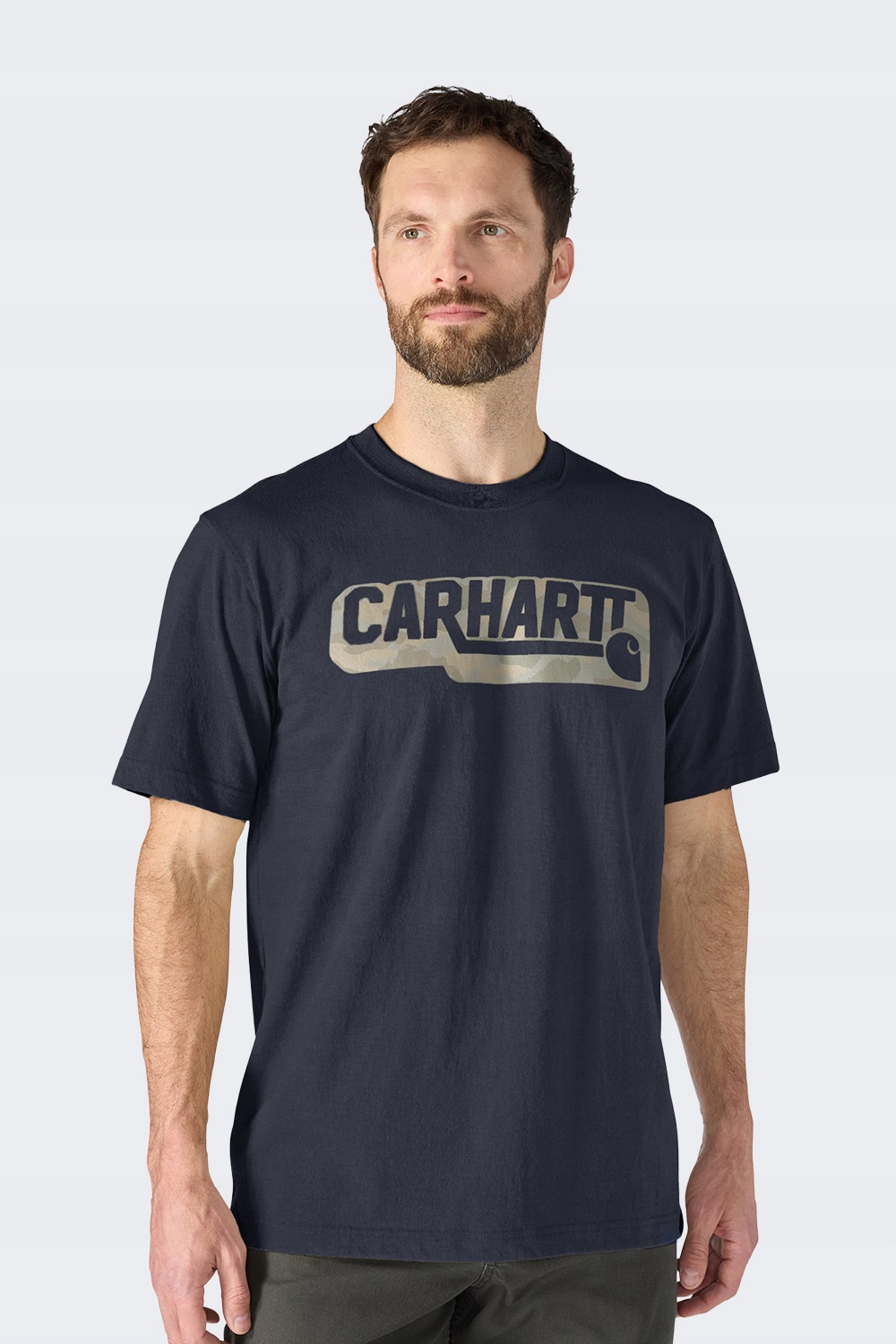 Tričko Carhartt Irvine Relaxed Camo Logo