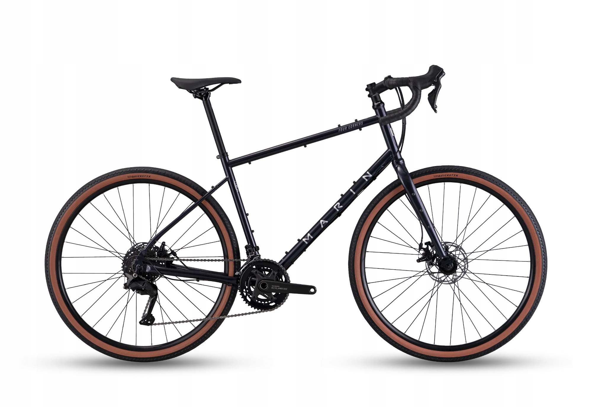 Rower Marin Four Corners 1 Shimano Cues L fioletowy 2x9 gravel bikepacking