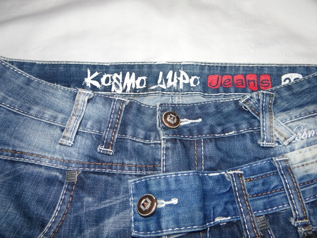 FAJNE SPODNIE - KOSMO LUPO 29 Kolor niebieski