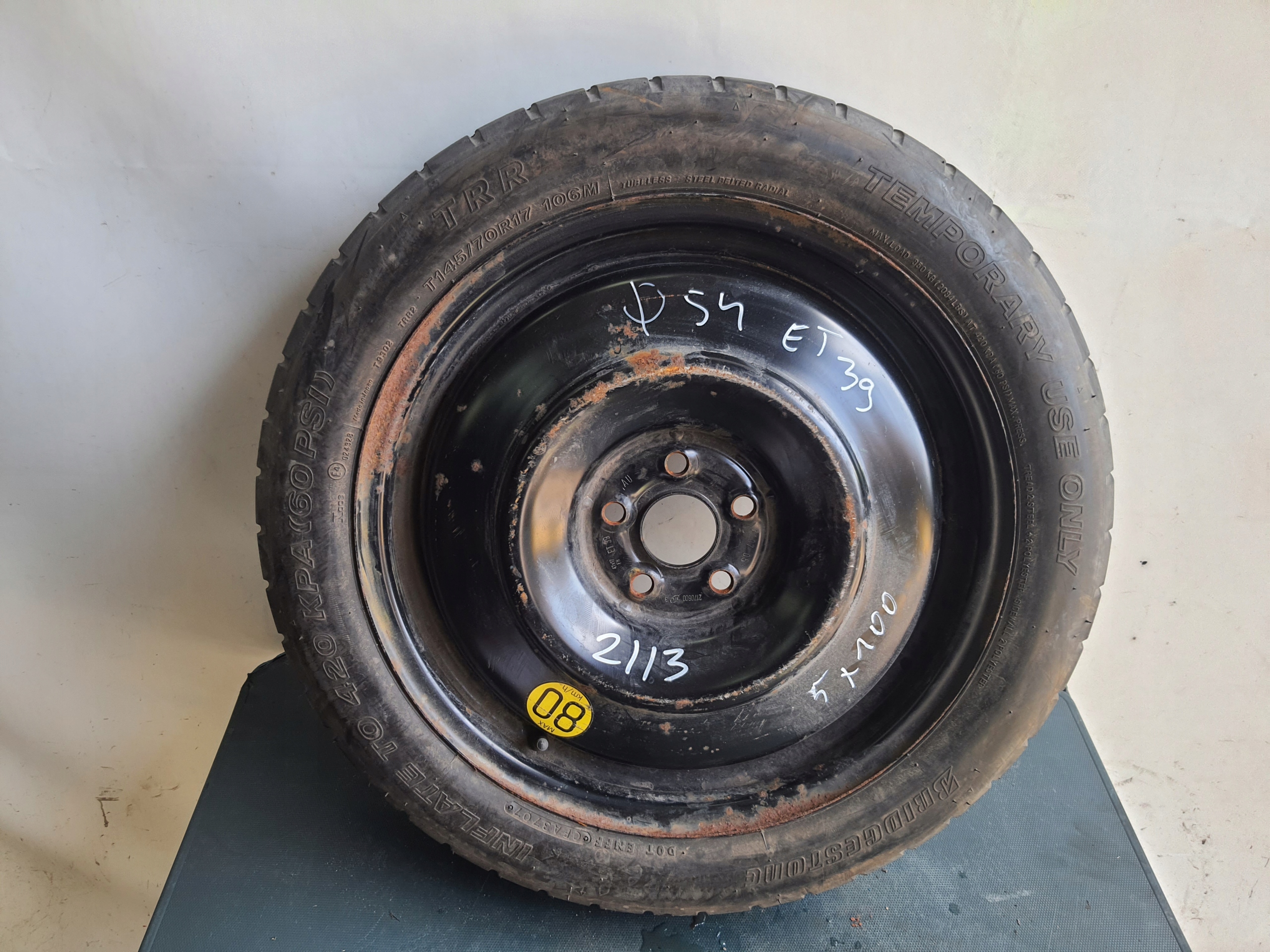 145/70 17 5X100 ET39 ПОДЪЕЗДНОЕ КОЛЕСО TOYOTA