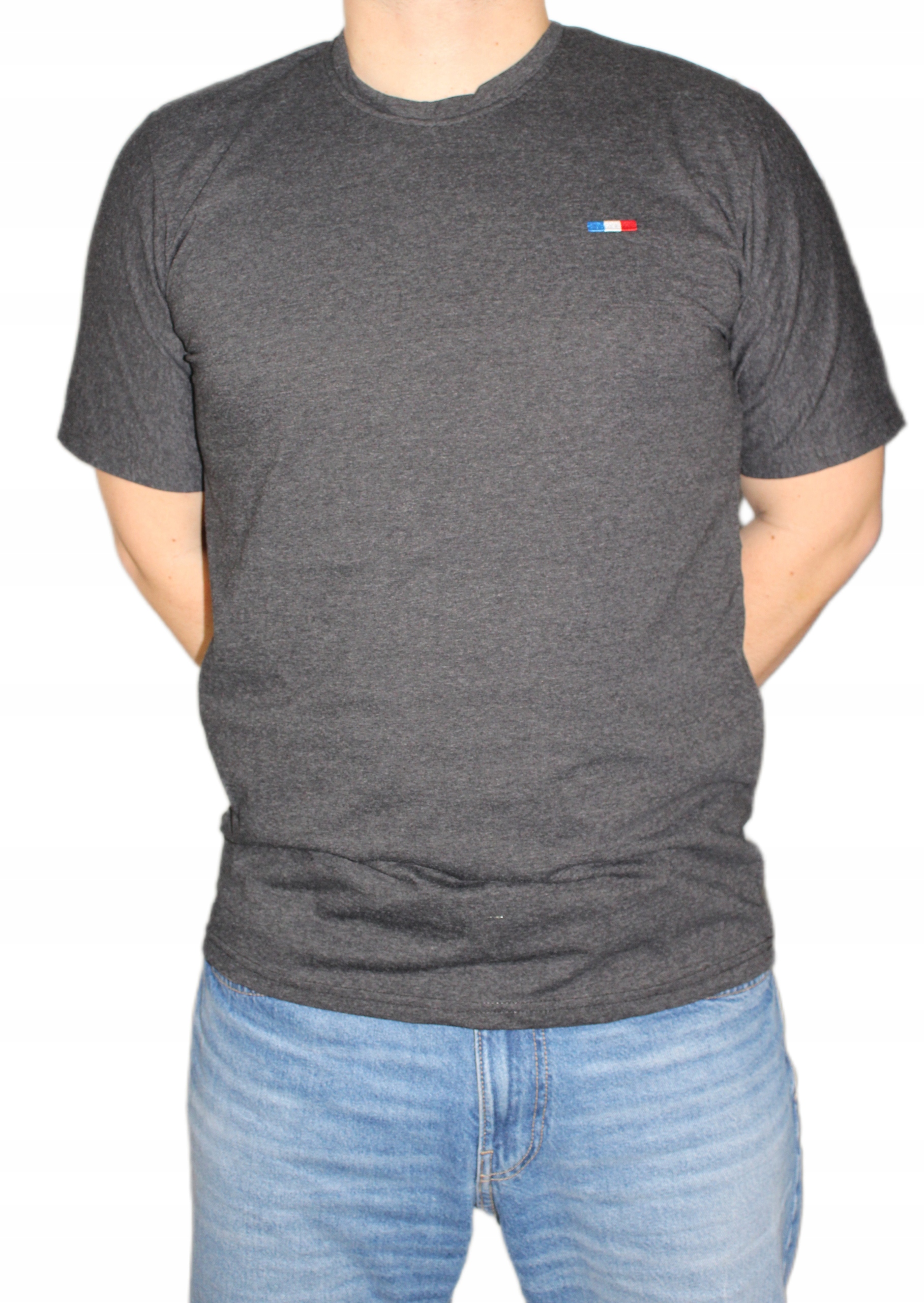 T-SHIRT KOSZULKA MĘSKA BAWEŁNA WIELE KOLORÓW 4XL Dekolt okrągły