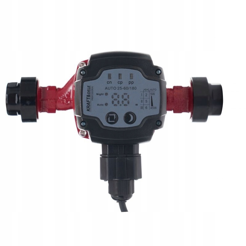 Oběhové čerpadlo 45 W s nočním režimem a automatickou regulací KD801 KraftDele