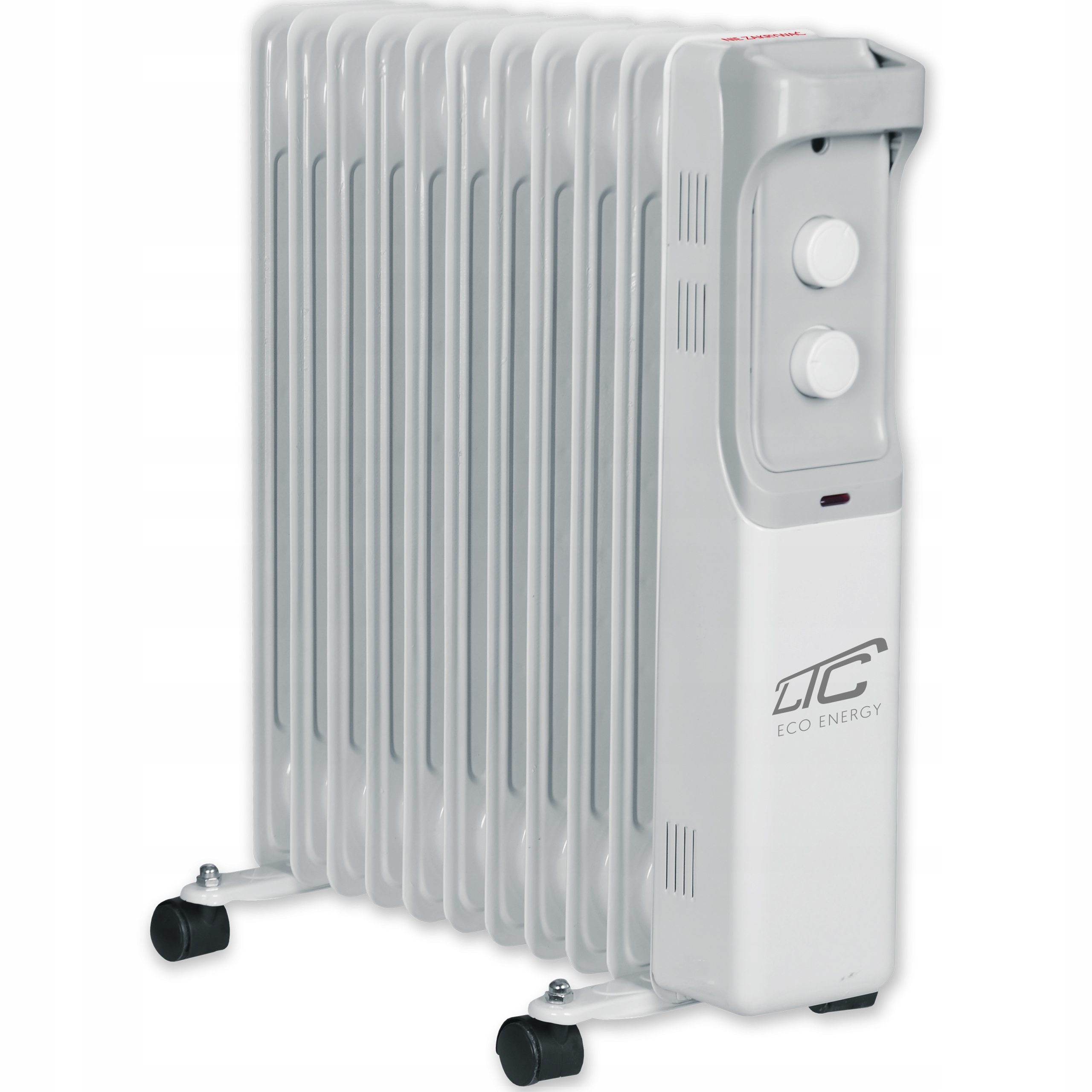 Elektrický Olejový Radiátor Oleják 2500W Vysoký Výkon XXL 11 Žeber Termostat