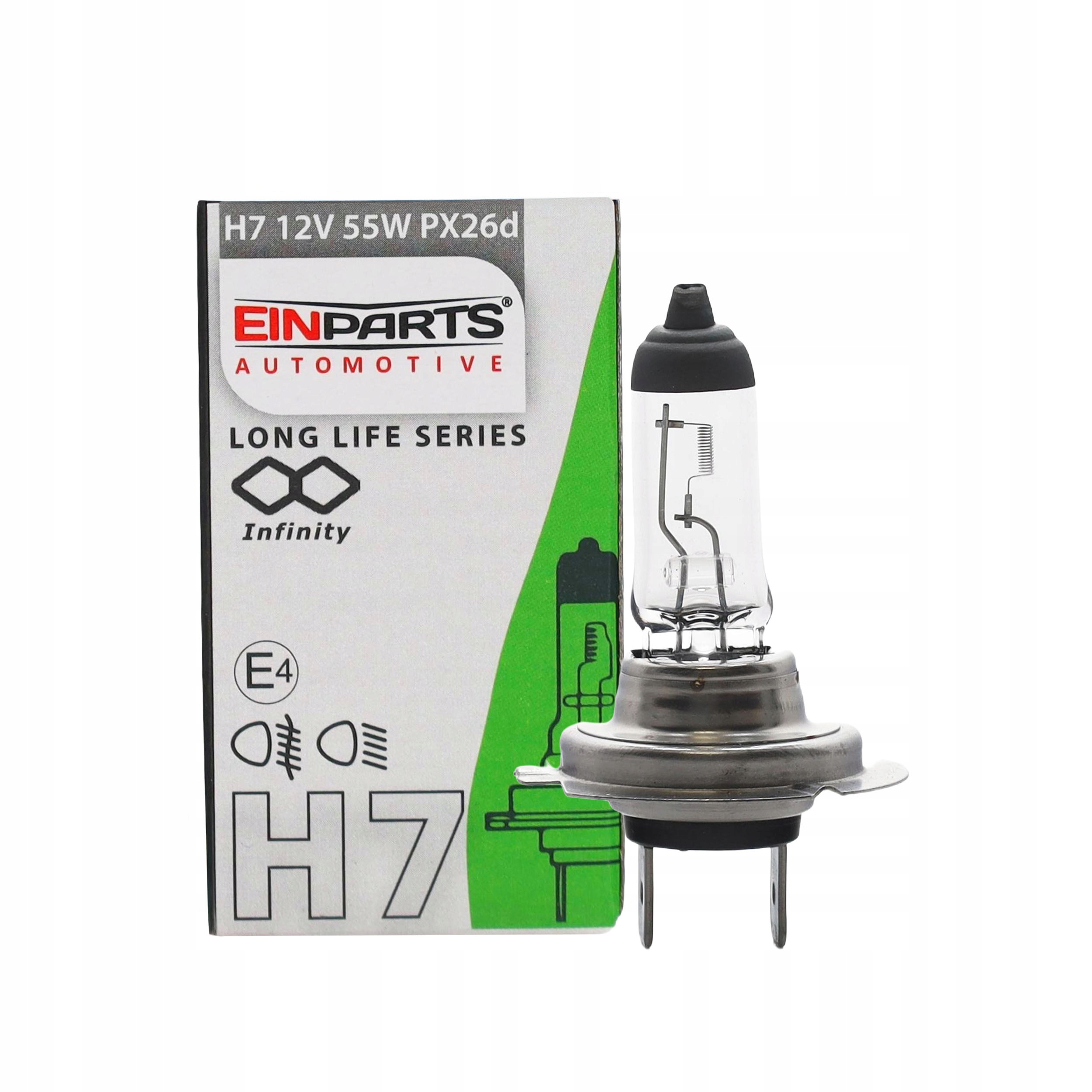 Żarówka H7 Halogenowa Samochodowa 4800K Longlife 12V 55W 1SZT