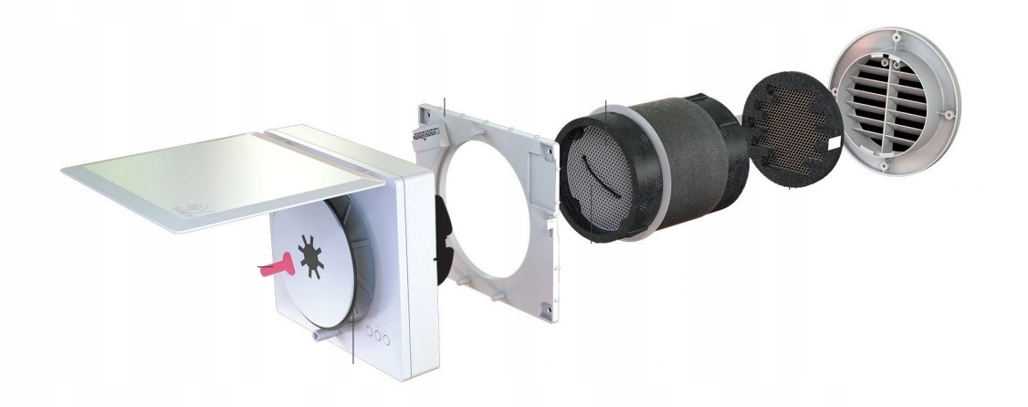 Rekuperator ścienny 160 60m3h VORTICE CZUJNIK WILGOCI WiFi MADE IN ITALY Rodzaj rekuperator