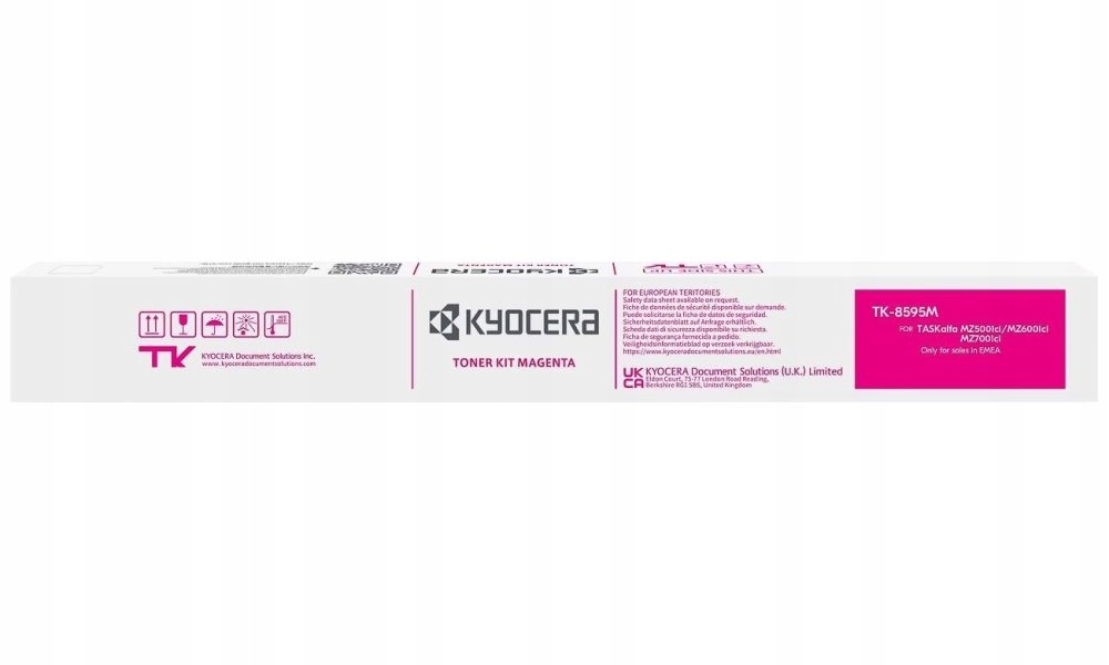 Kyocera Toner TK-8595M magenta na 24 000 A4 (při 5% pokrytí), pro TASKalfa