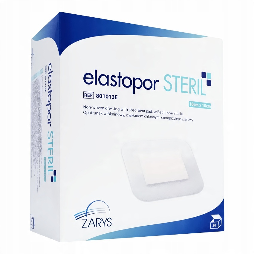 

Elastopor Steril 10x10cm Opatrunek jałowy 30szt