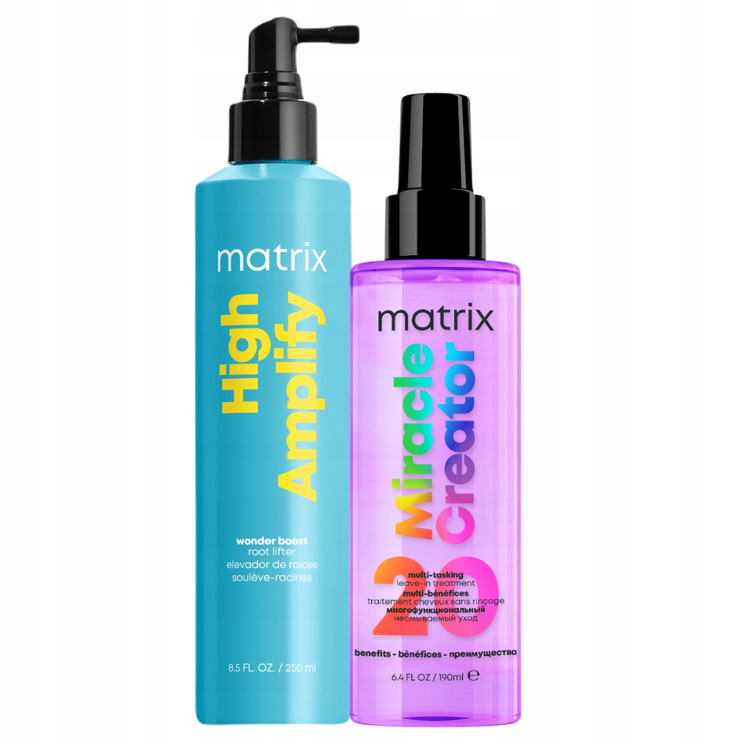 Matrix Miracle Creator Spray do włosów, High Amplify Wonder Boost Zestaw
