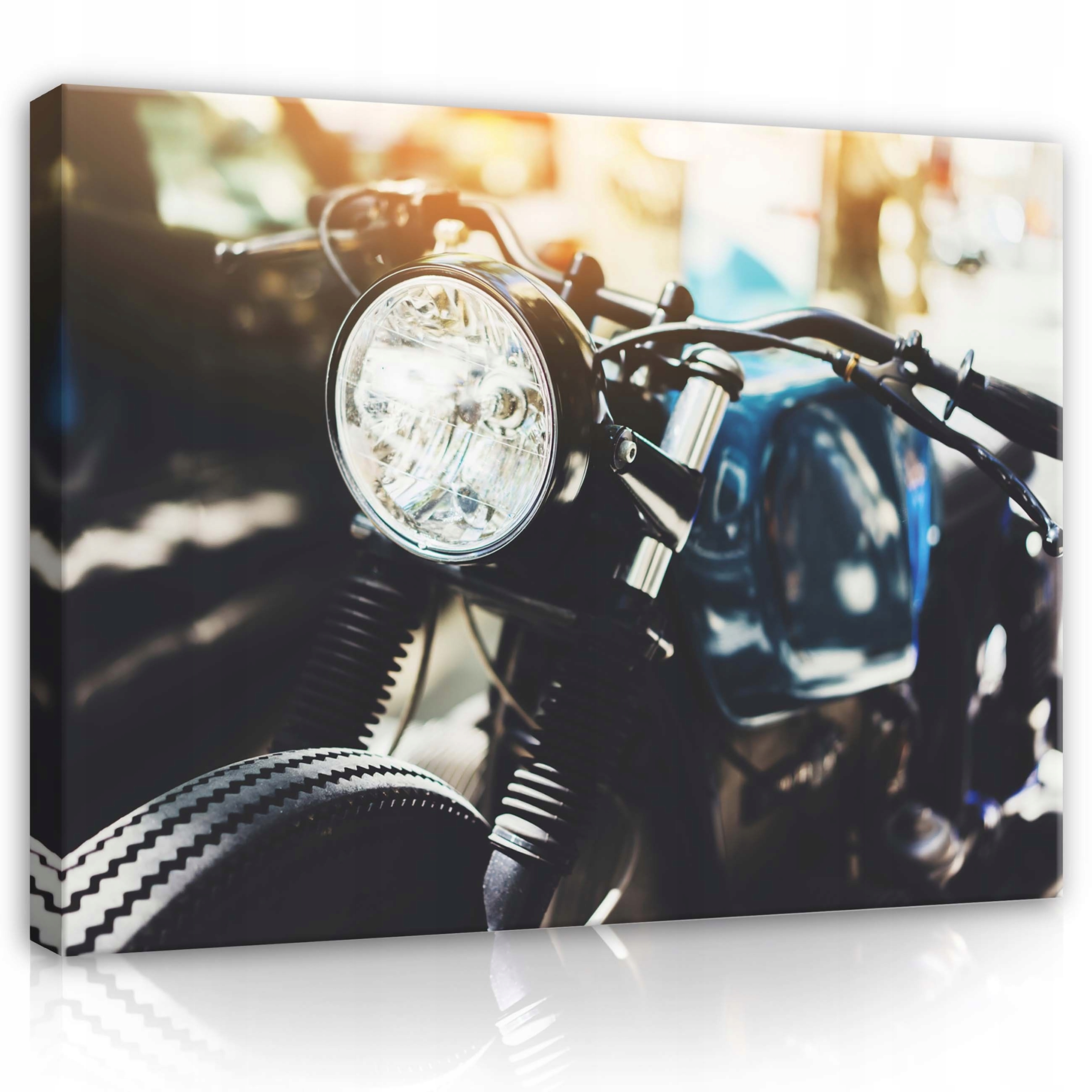 Obraz 100x75 Motocykl Café Racer Vintage Retro Cesta Svoboda Styl Ocel