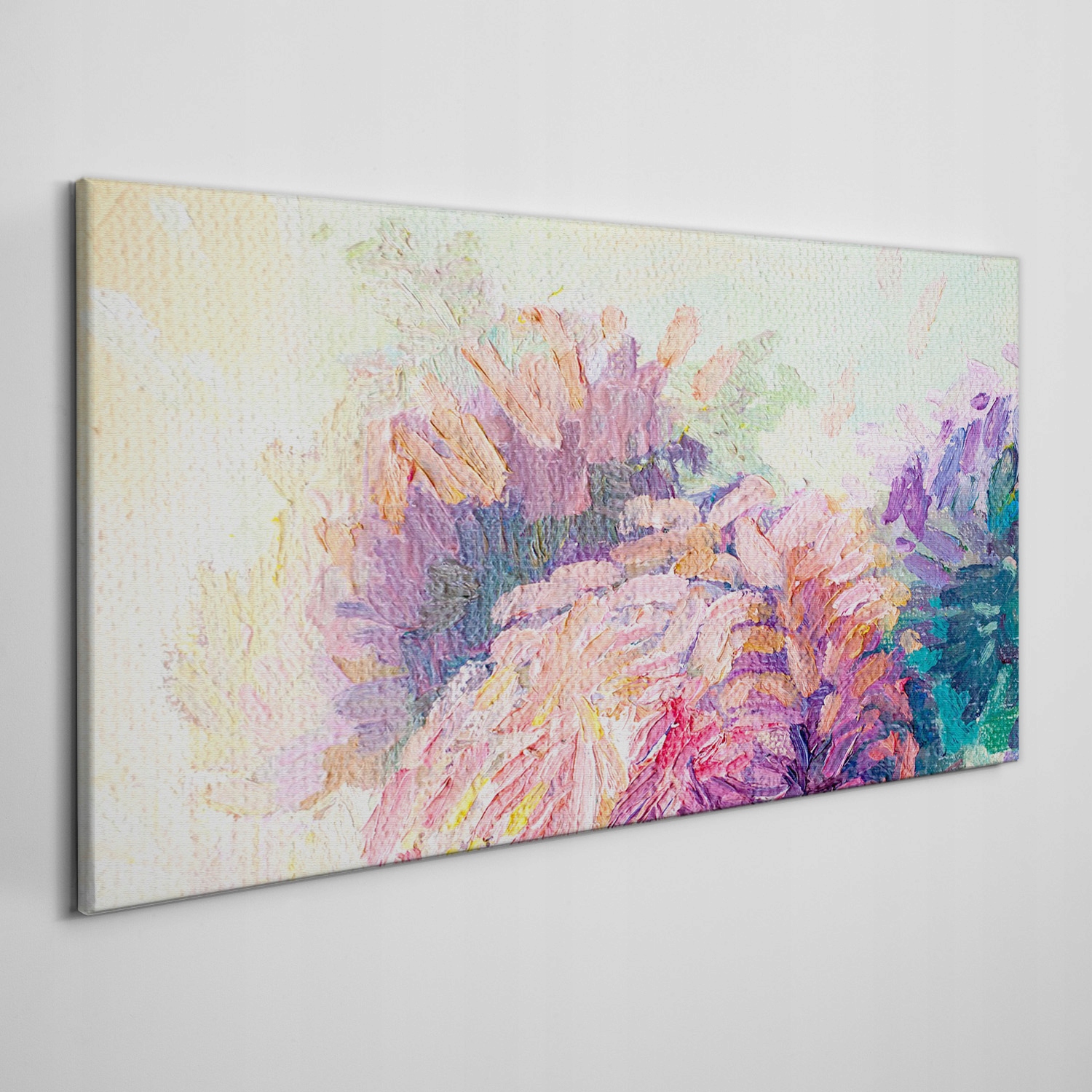 

Obraz na płótnie do salonu Malarstwo kwiaty 120x60