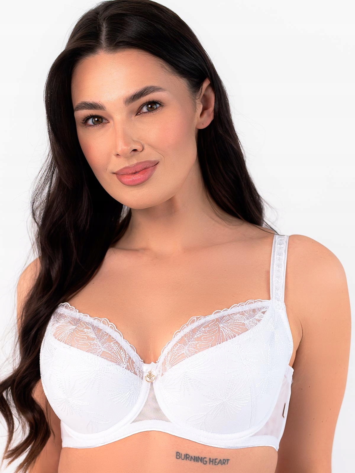 Polovyztužená podprsenka Daria K24 semi-soft bílá Dalia Lingerie 95J