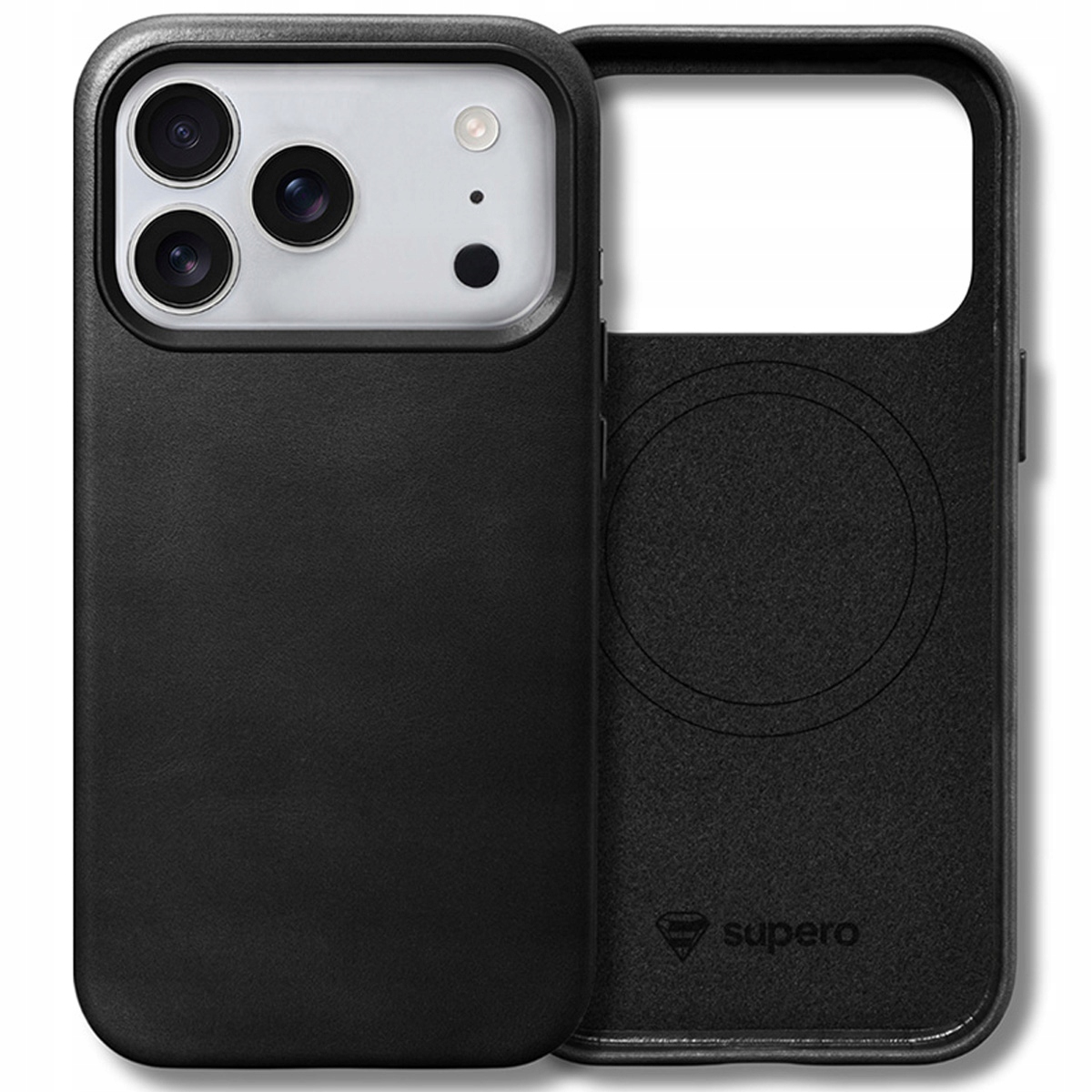 Pouzdro Supero pro iPhone 17 Pro, kožené obal , kryt pro MagSafe