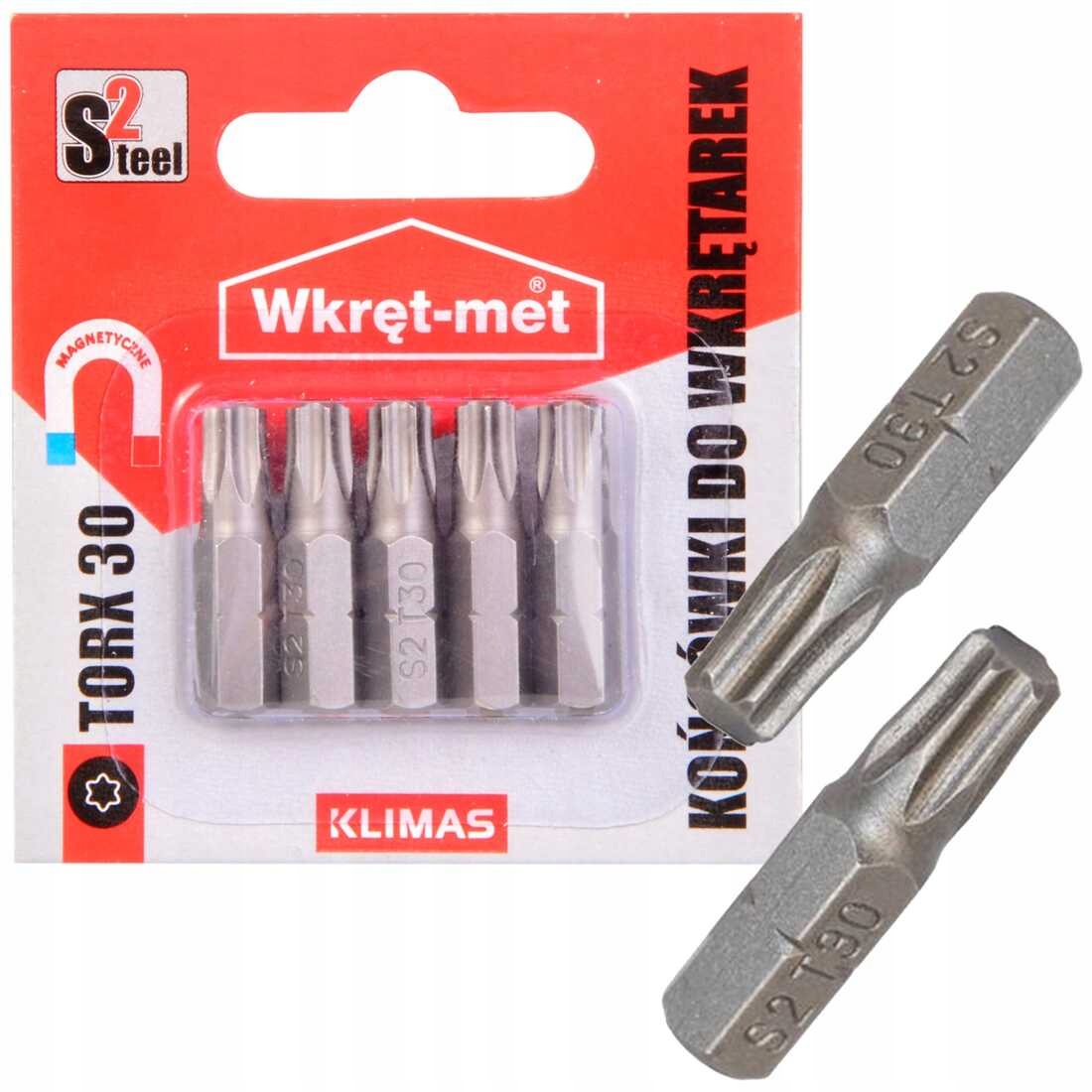 

Końcówki do wkrętarek bity bit Torx Tx 30 5 szt.