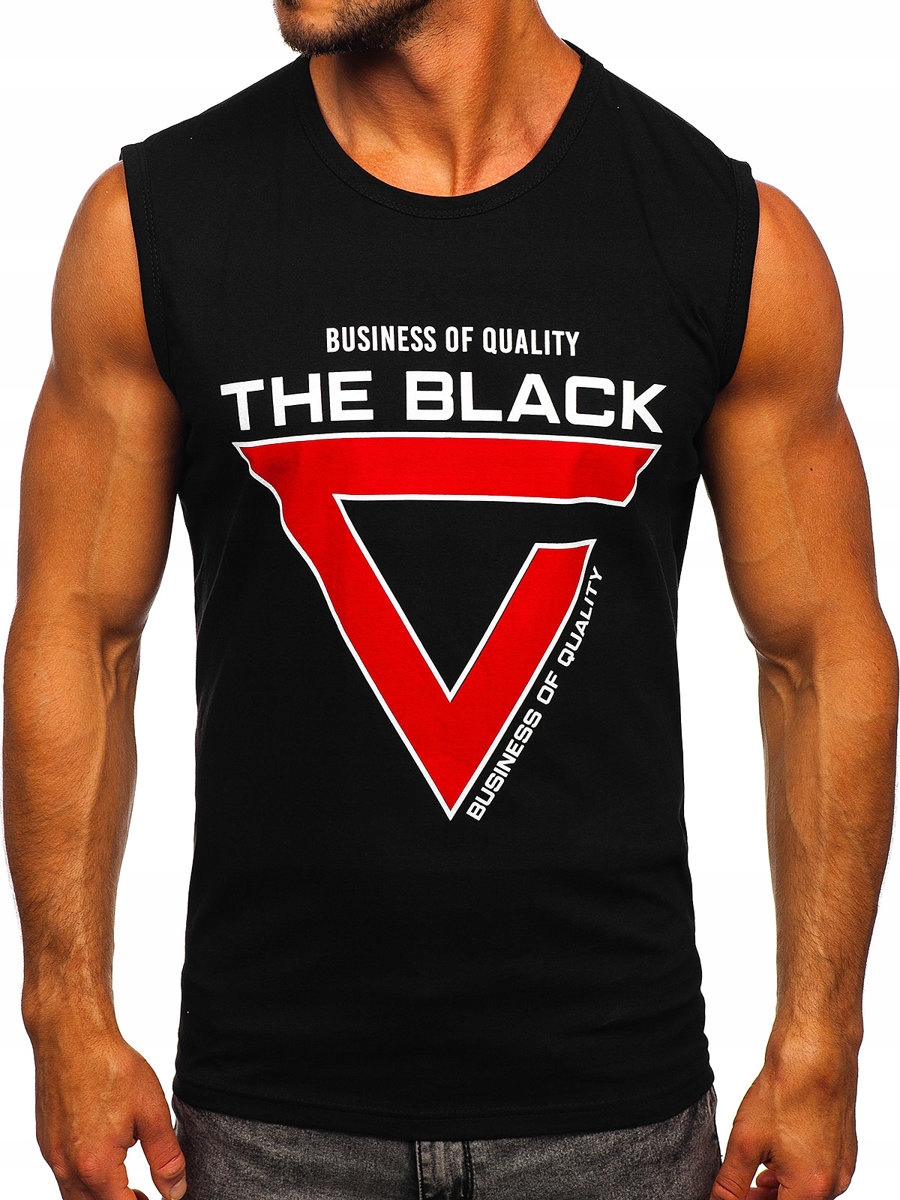 

Koszulka Tank Top Męska Czarna 14816 ROZMIAR_2XL