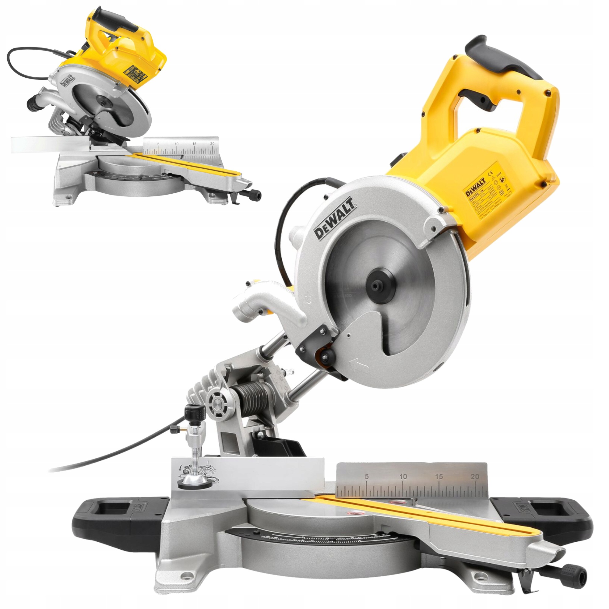 Dewalt Pilarka ukosowa sieciowa 250mm przesuwna głowica 1850W DWS778