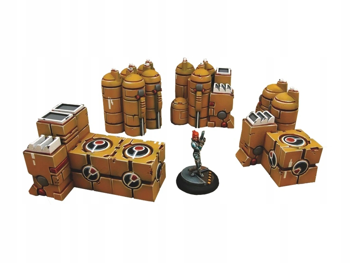 Tau Ceti Cargo Crates pojemniki Sf 4 szt.