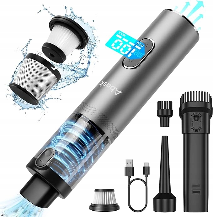 Bezdrátový ruční akumulátorový vysavač 2 v 1 do auta 70 W