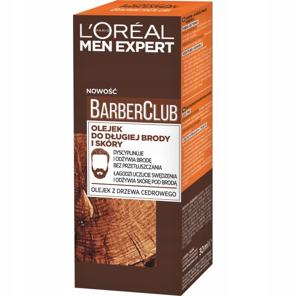 

L'Oreal Barber Club Olejek do długiej brody, 30ml