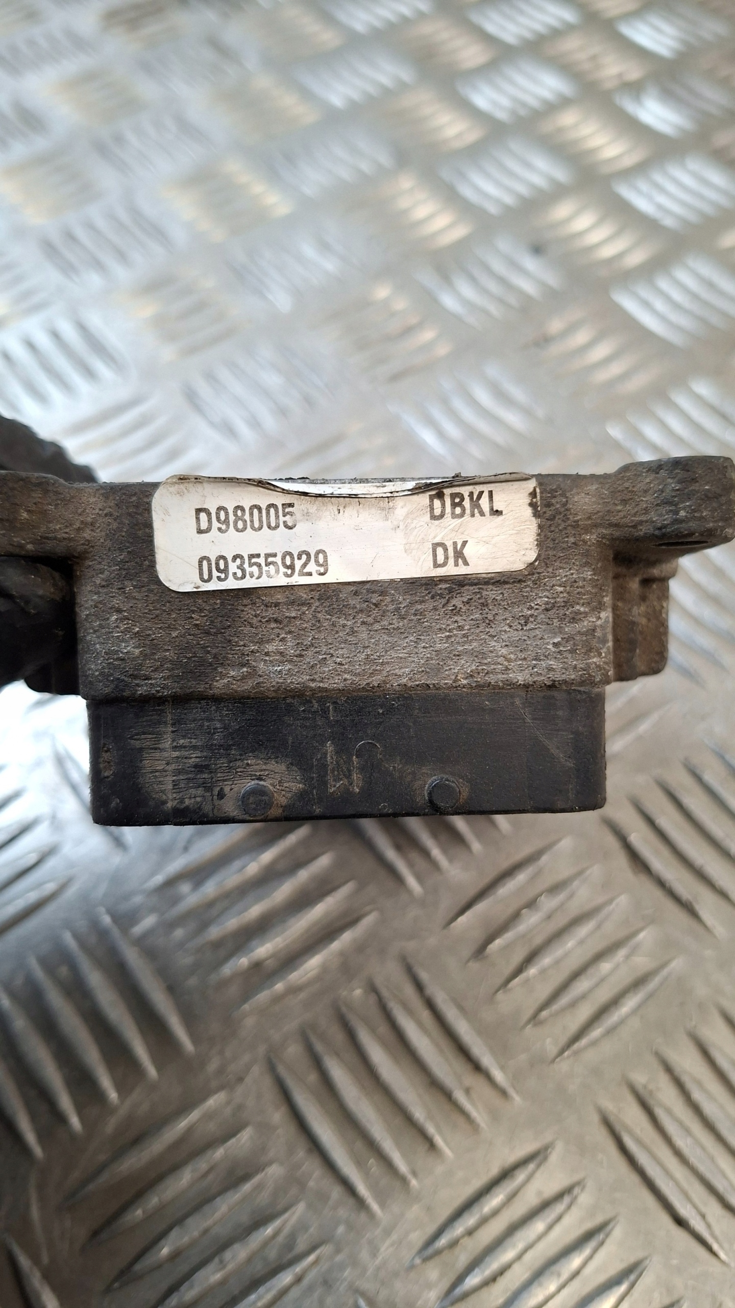 control unit of the engine OPEL ASTRA G 1.6