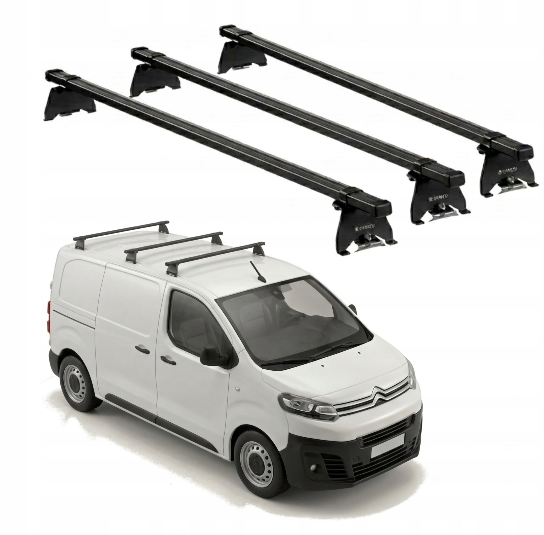 Bagażnik dachowy Citroen Jumpy III 2016- Citroen Spacetourer 2016- 3-belk