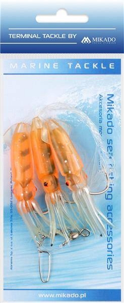 D Zestaw Morski Squid Rig 7.5 cm hak 3x 4/0 MI
