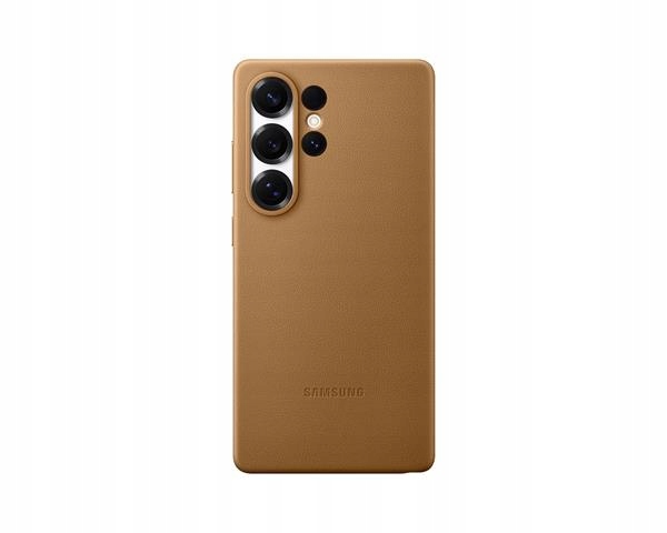 Samsung Ochranný kryt z vegánskej kože pre Galaxy S25 Ultra Brown Ef…