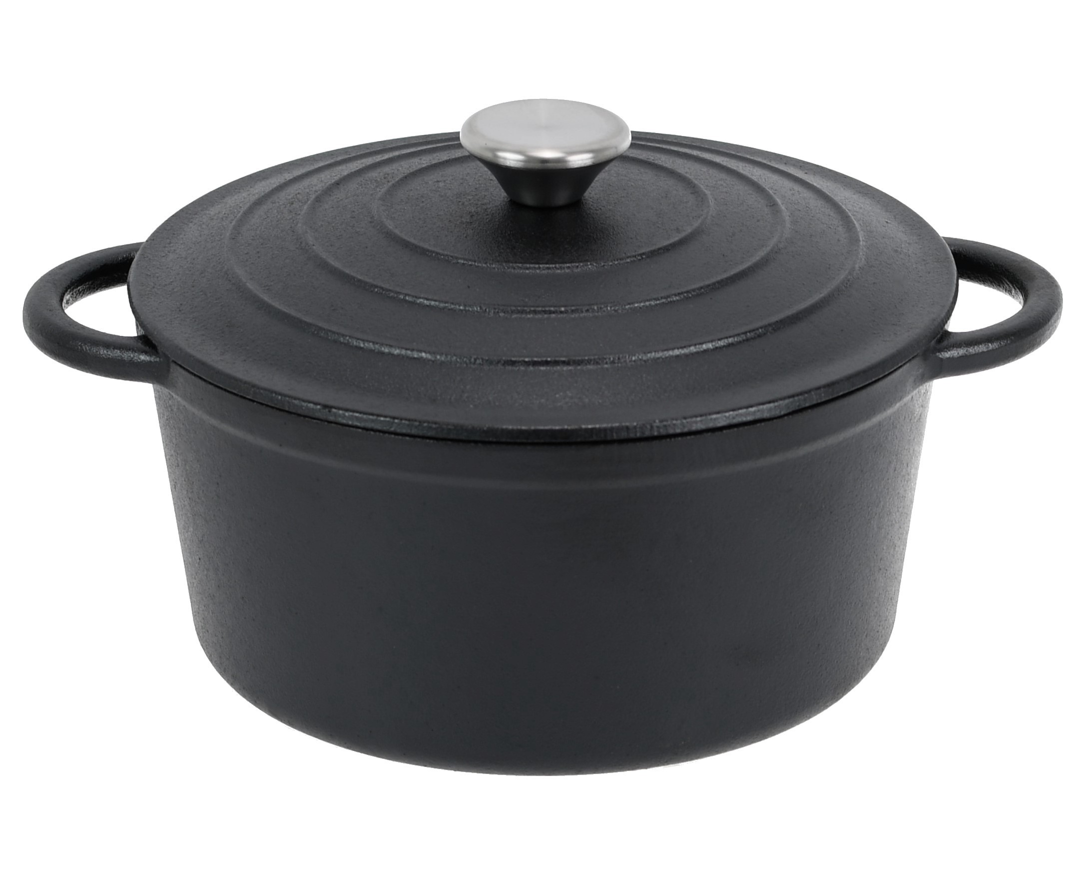 

Garnek Żeliwny 2,6L Kociołek Ciężki Brytfanna 21cm
