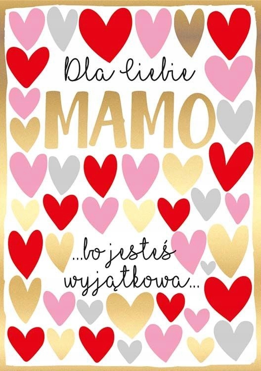 

Na Dzień Matki Kartka z życzeniami Premium PR415