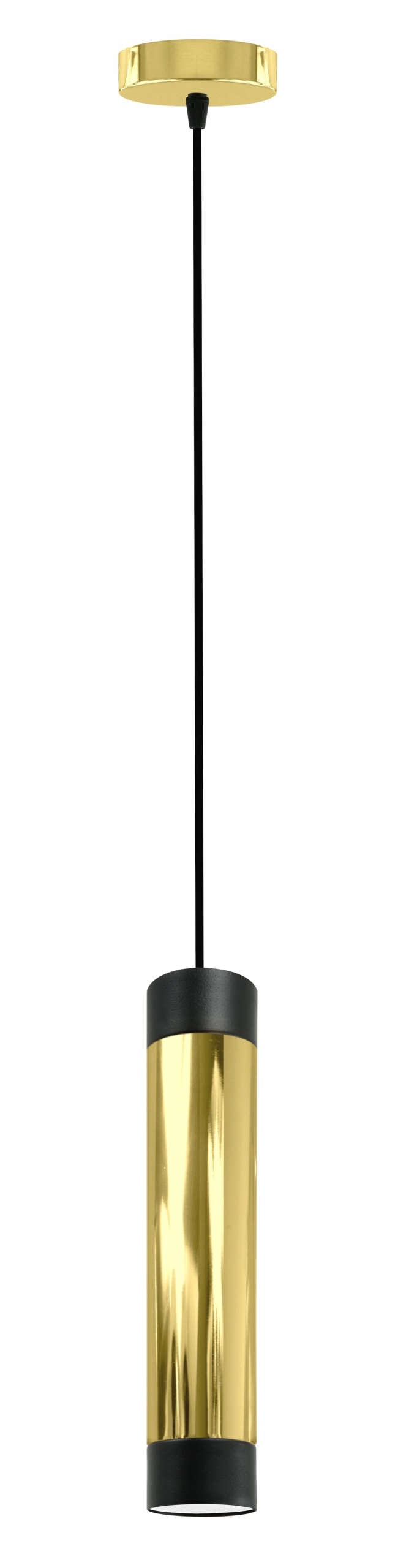 

Lampa Sufitowa Wisząca Żyrandol Tuba Gold 21-1 Led