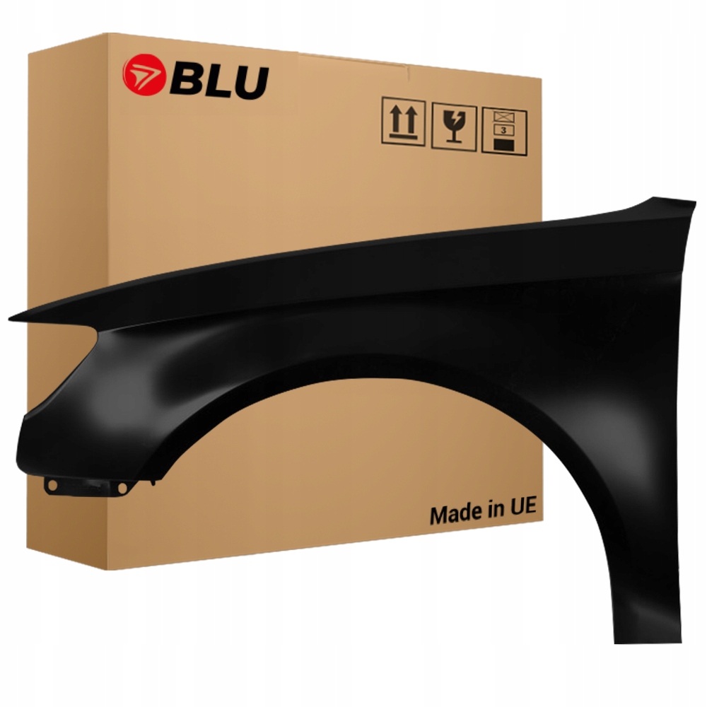 Blu Blatník Audi A6 C7 LY9B levý černý 11-18 přední BrillantSchwarz