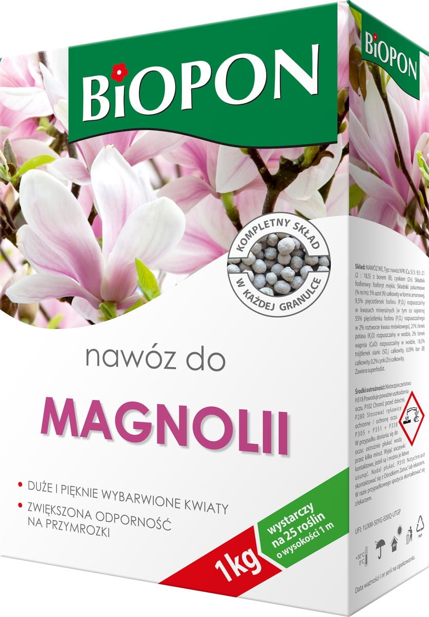 BIOPON ODŻYWKA NAWÓZ WIELOSKŁADNIKOWY DO MAGNOLII MAGNOLIA