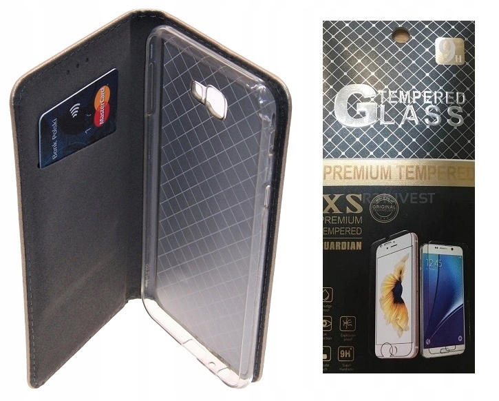 

Etui Klapka Book Magnet Samsung J4+ J4Plus + Szkło