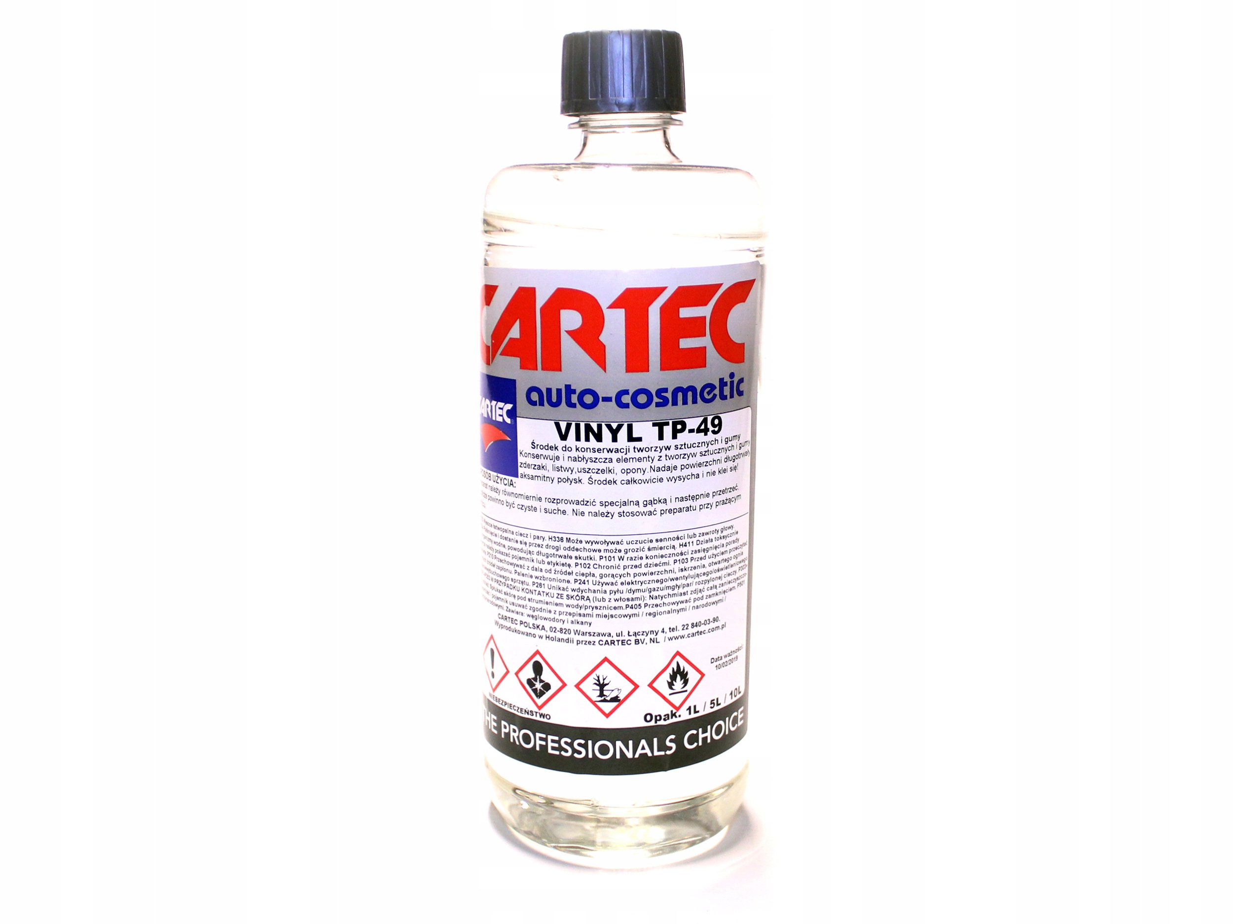 CARTEC VINYL TP-49 do konserwacji zderzaków i opon