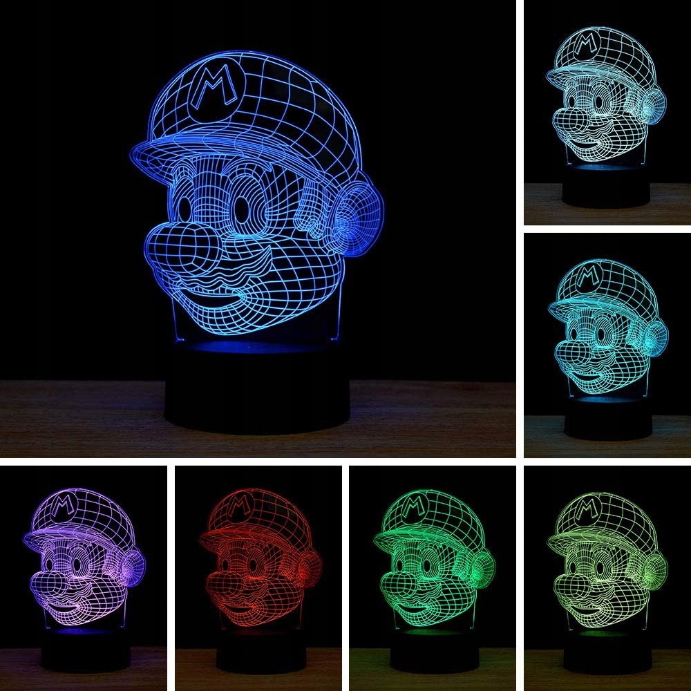 Lampka Nocna Gra o Tron Led Ród Smoka Targaryen 3D Marka Plexido